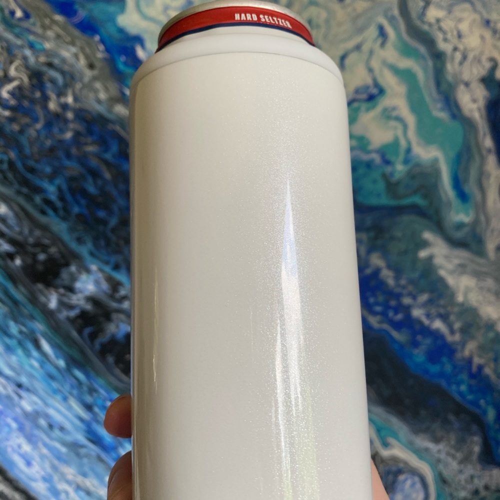 Stainless steel skinny can koozie white claw - Picture 4 of 6